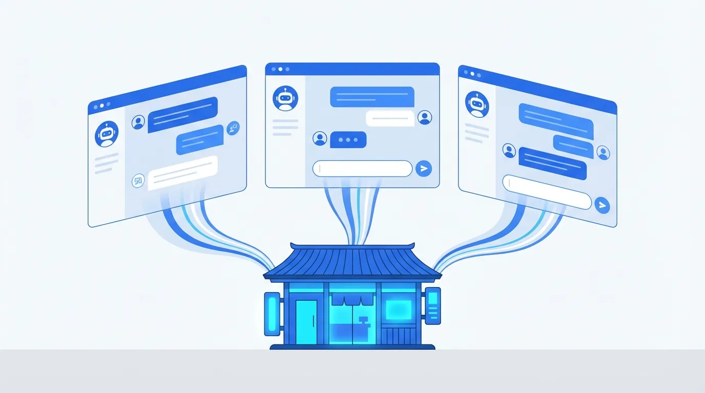 AI検索エンジンとビジネスをつなぐGEOコンサルティングのイメージ