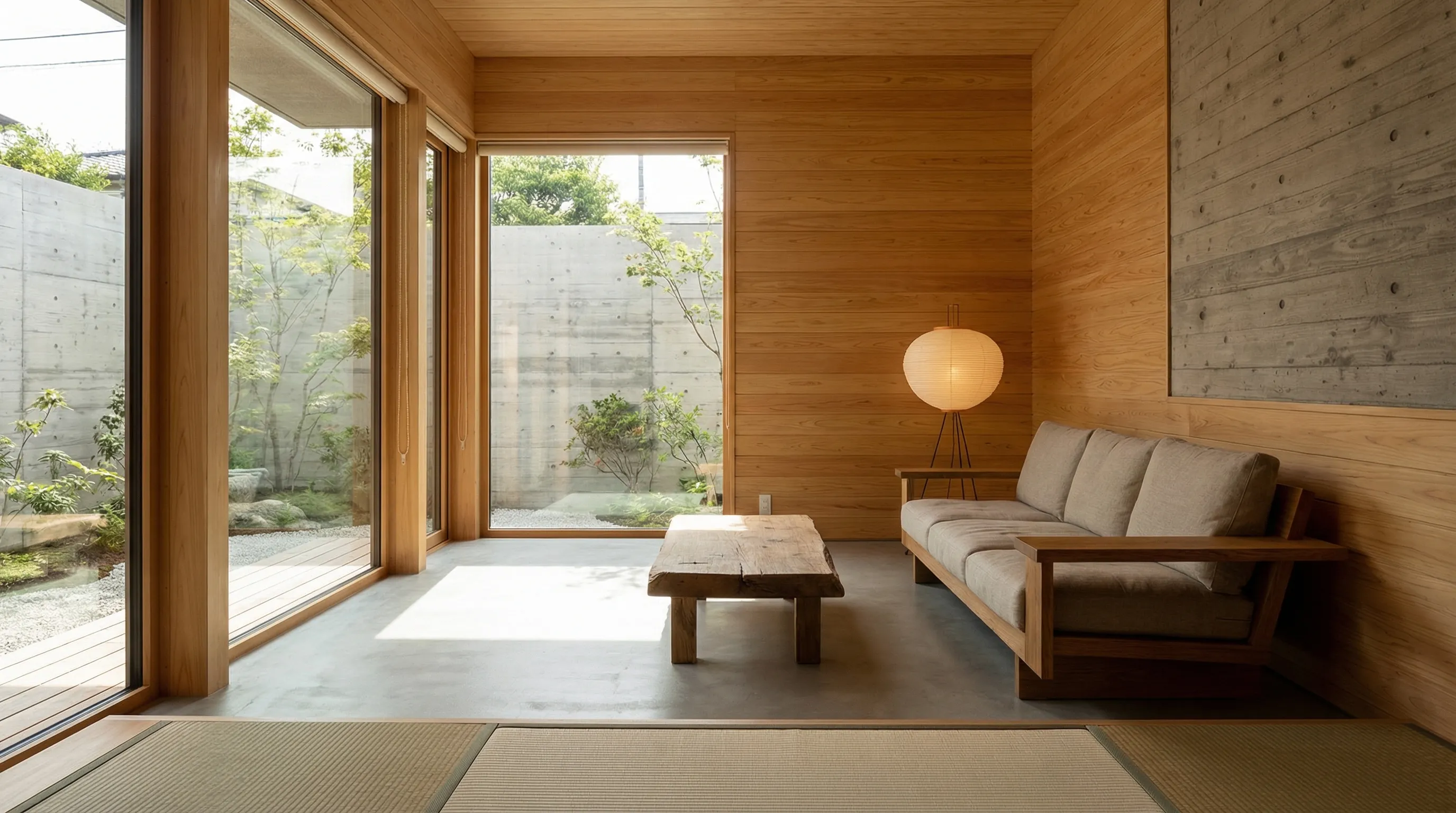 木のぬくもりを感じるリビング