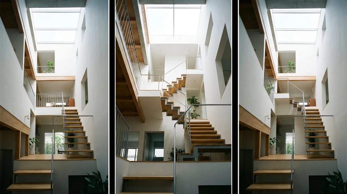 東京の3階建て狭小住宅