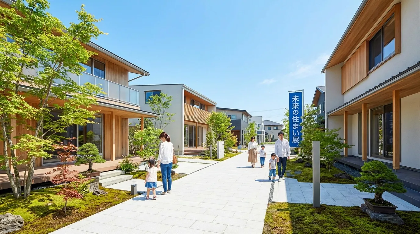 住宅展示場の風景