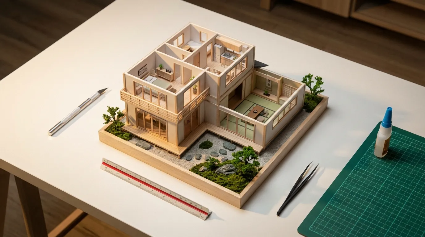 開放的なリビングの間取り