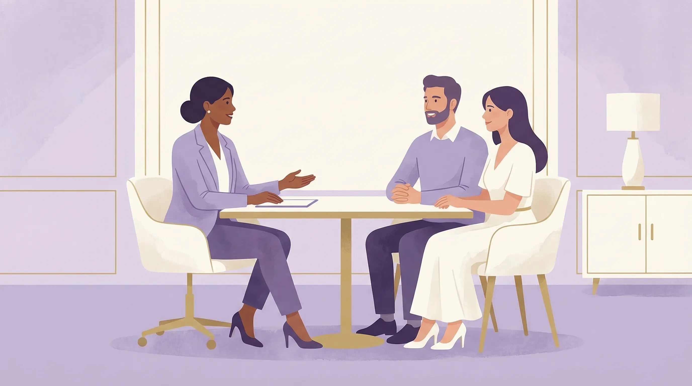 結婚相談所のカウンセリング風景