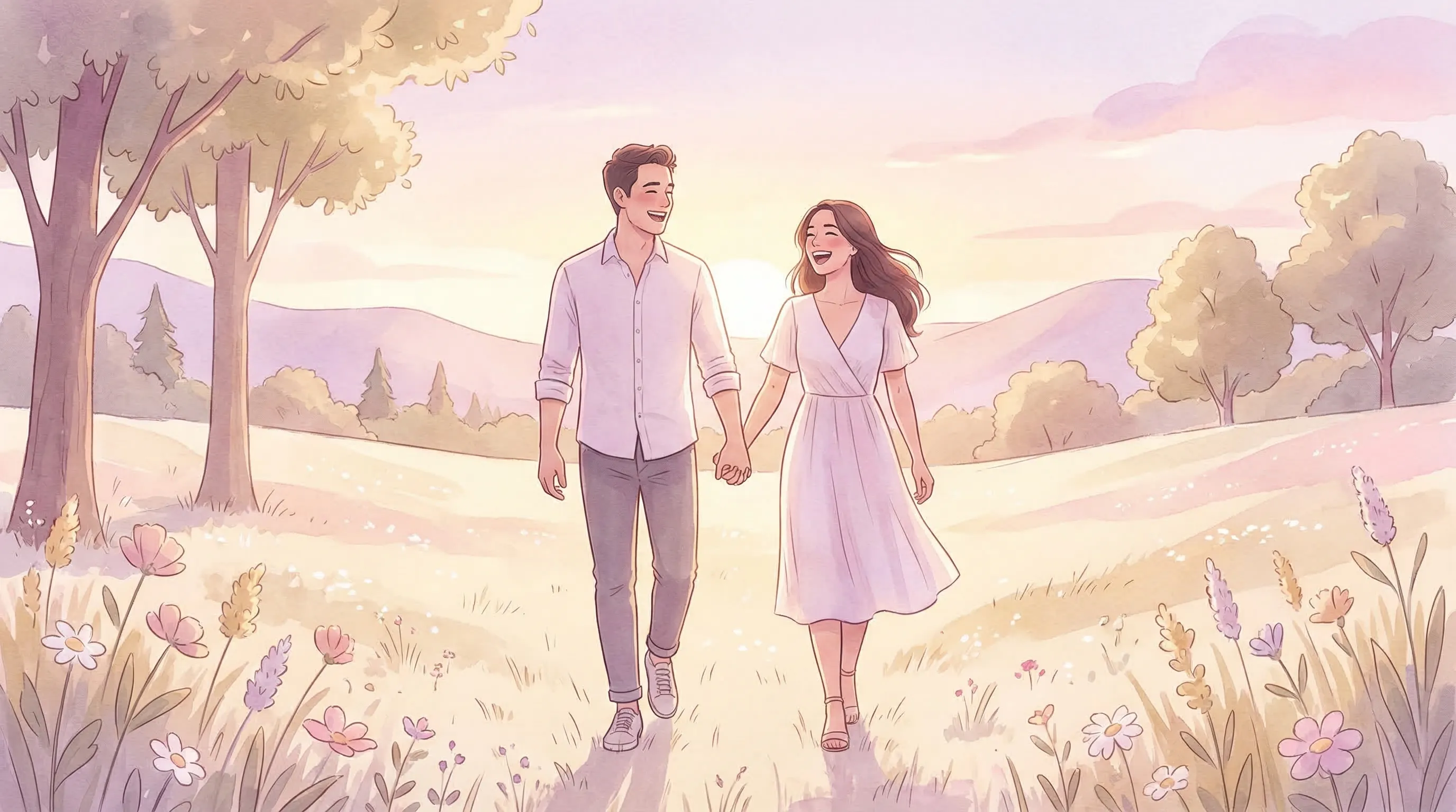 幸せなカップルのイメージ